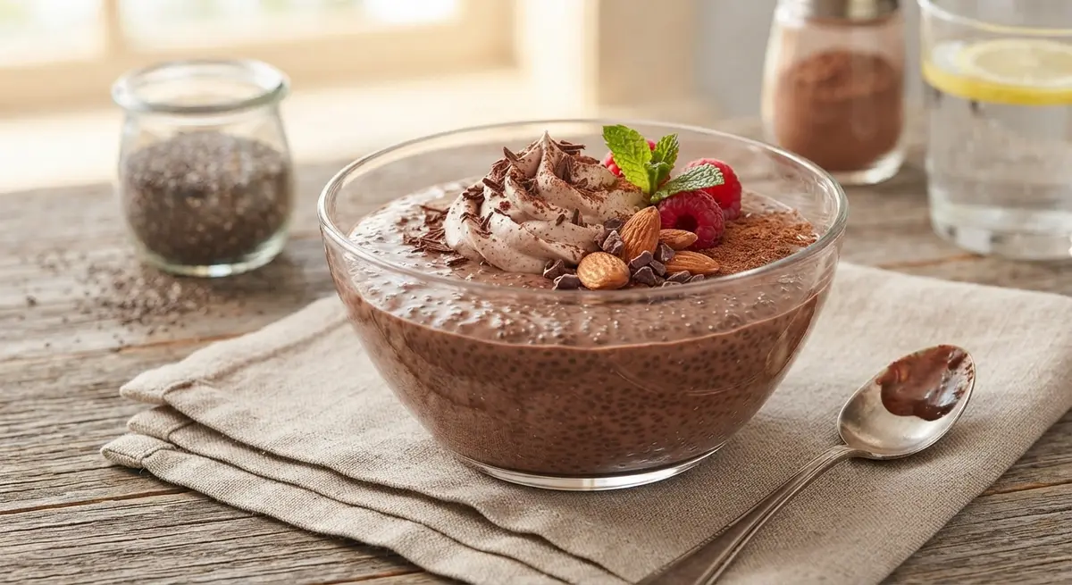 Soy Chia Chocolate Whey Pudding
